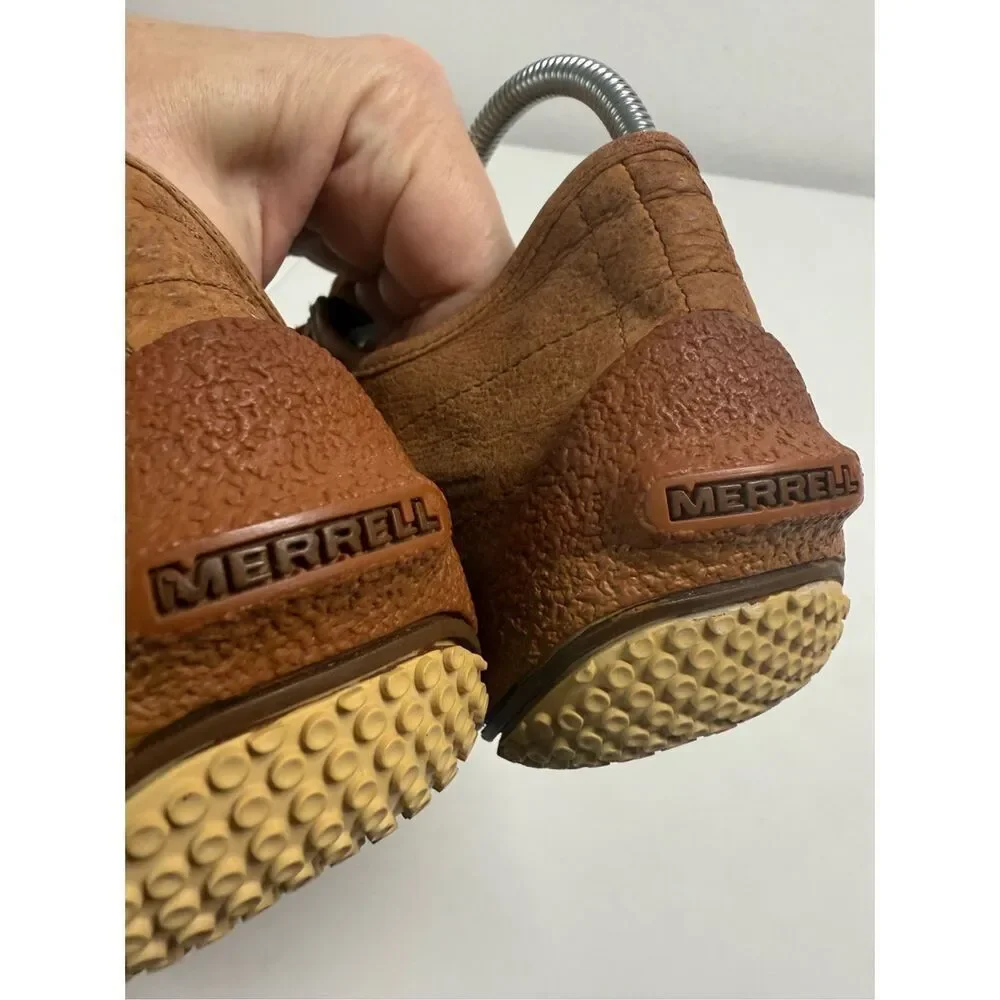 Merrell Relay Drive Fashion Sneakers Men’s Sz9M/43 EU Light Brown Tan See Notes